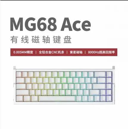 [NEW] IROK MG68 PIUS Keyboard MG68 ACE Magnetic Switch Mechanical Keyboard RGB 8K Gamer PC E-Sports Gaming Accessories Gift