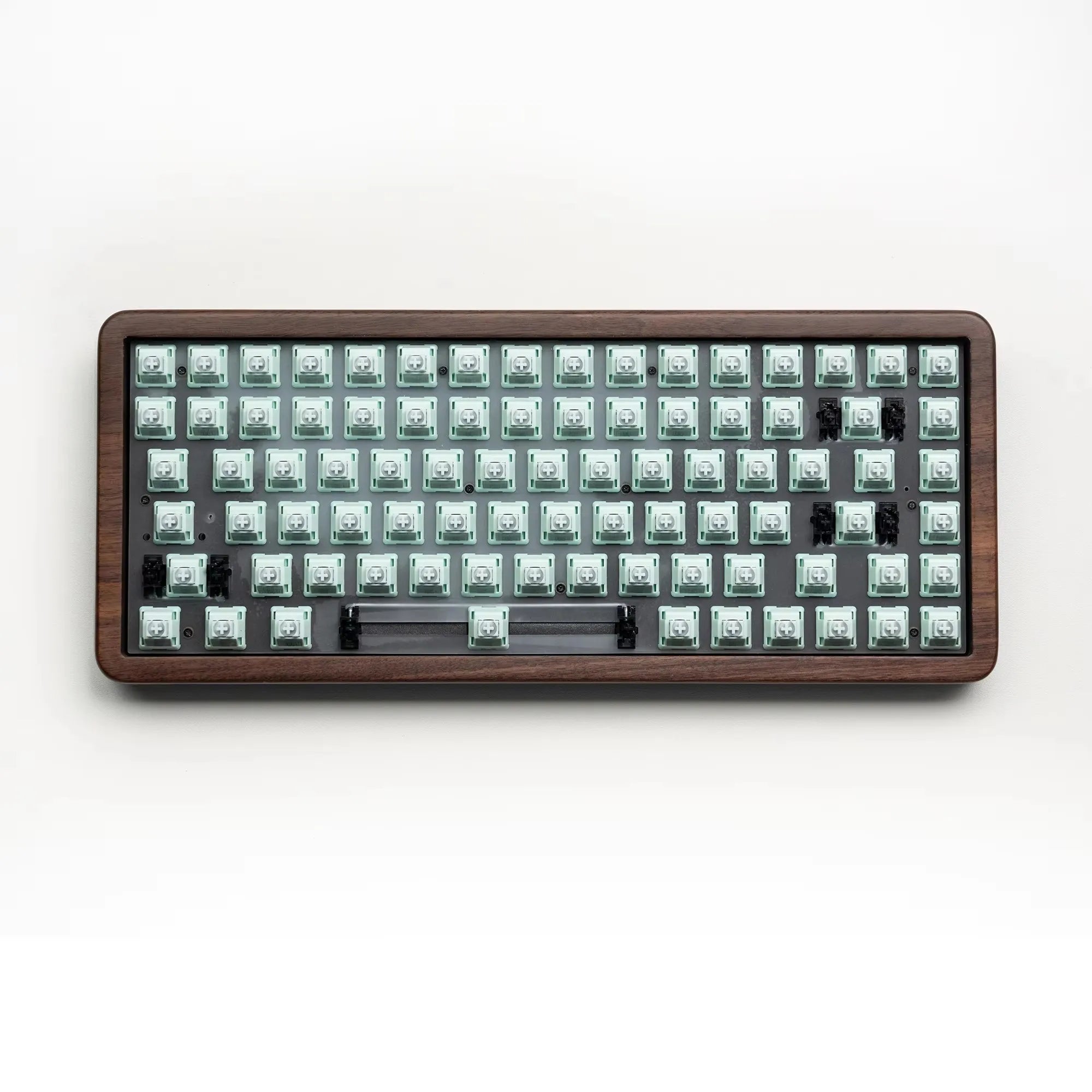 Womier WD75 V2 75% Wireless Mechanical Keyboard Wooden Case VIA Tri-Mode Hot Swappable RGB Gaming Keyboard