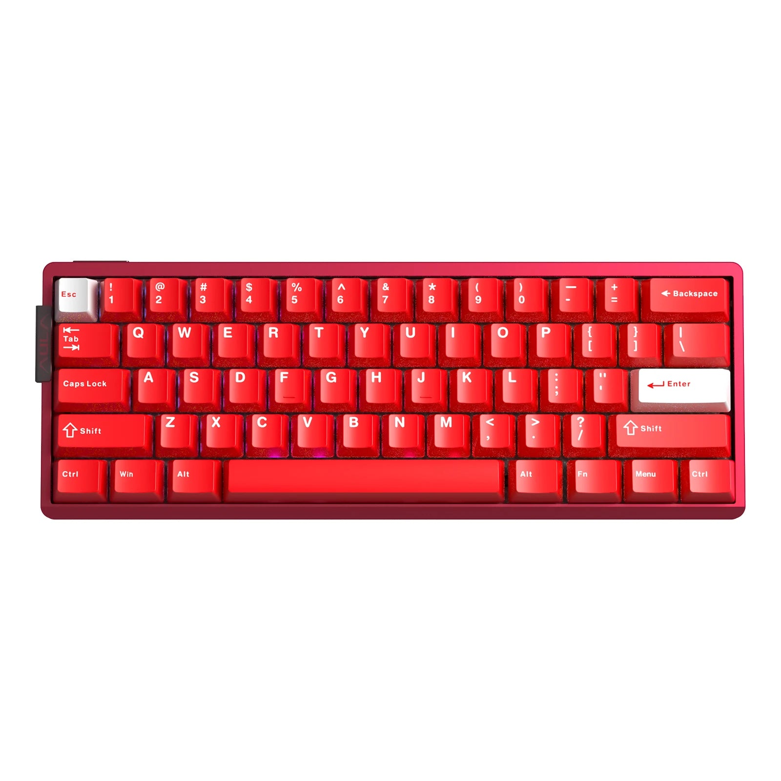 AULA AG60 60% Layout Wired Hall Effect Magnetic Gaming CNC Aluminum Keyboard with 8000Hz Polling RGB Backlight