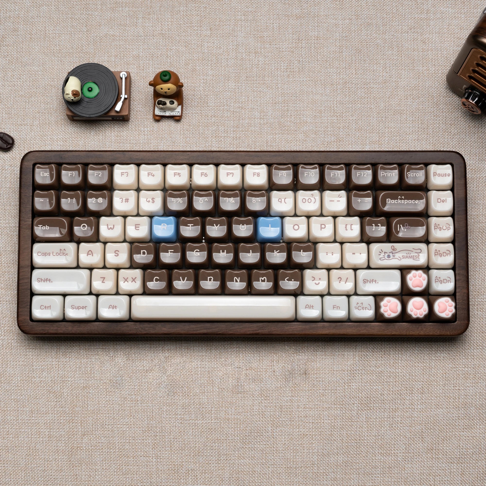 Womier WD75 V2 75% Keyboard with QMK/VIA Wood Gaming Keyboard Tri-Mode Wireless Mechanical Custom Key Board RGB Hot Swappable