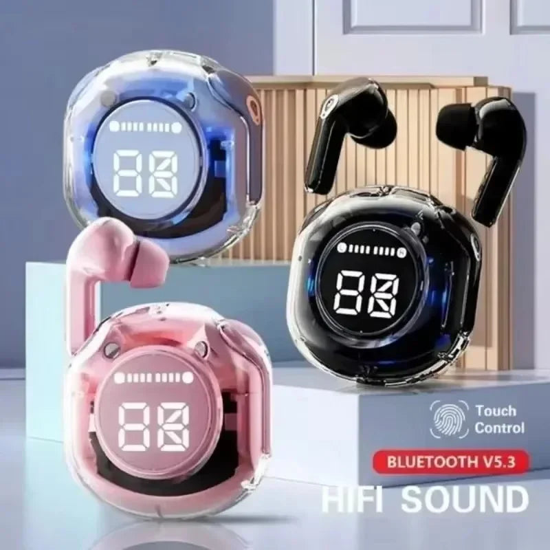 TWS Wireless Headphones Bluetooth Headphones Sports Gaming Headphones Noise Canceling Earbuds Heavy Bass Touch