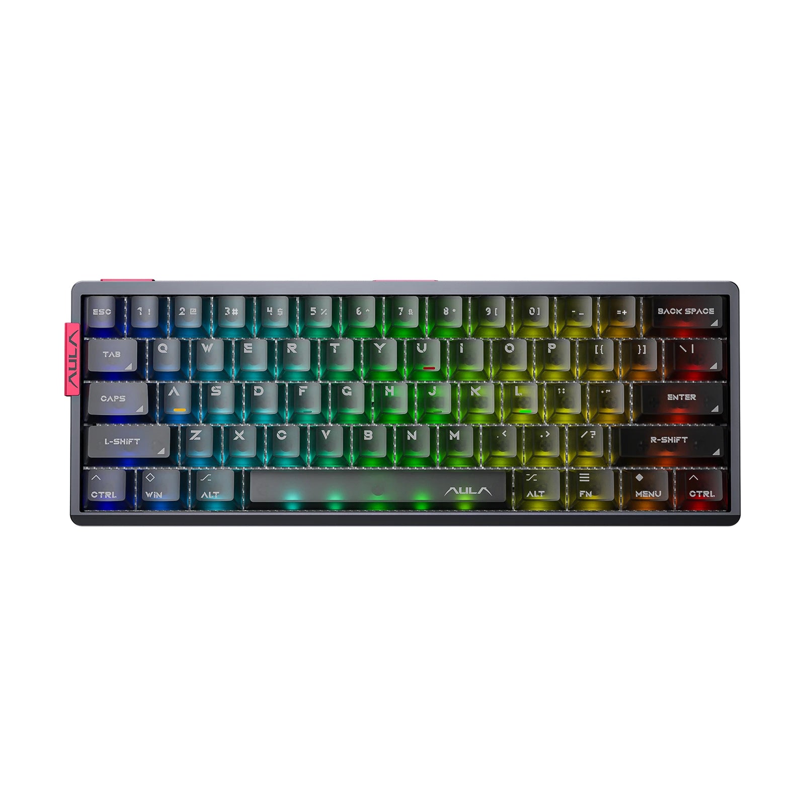 AULA AG60 60% Layout Wired Hall Effect Magnetic Gaming CNC Aluminum Keyboard with 8000Hz Polling RGB Backlight