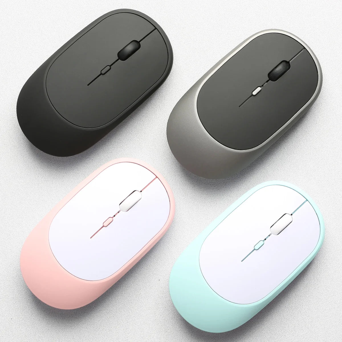 2.4Gh Wireless Gaming Mouse Dual Modes Bluetooth Ultra-Low Power Consumption,Compatible With PC Mac Computers Laptops