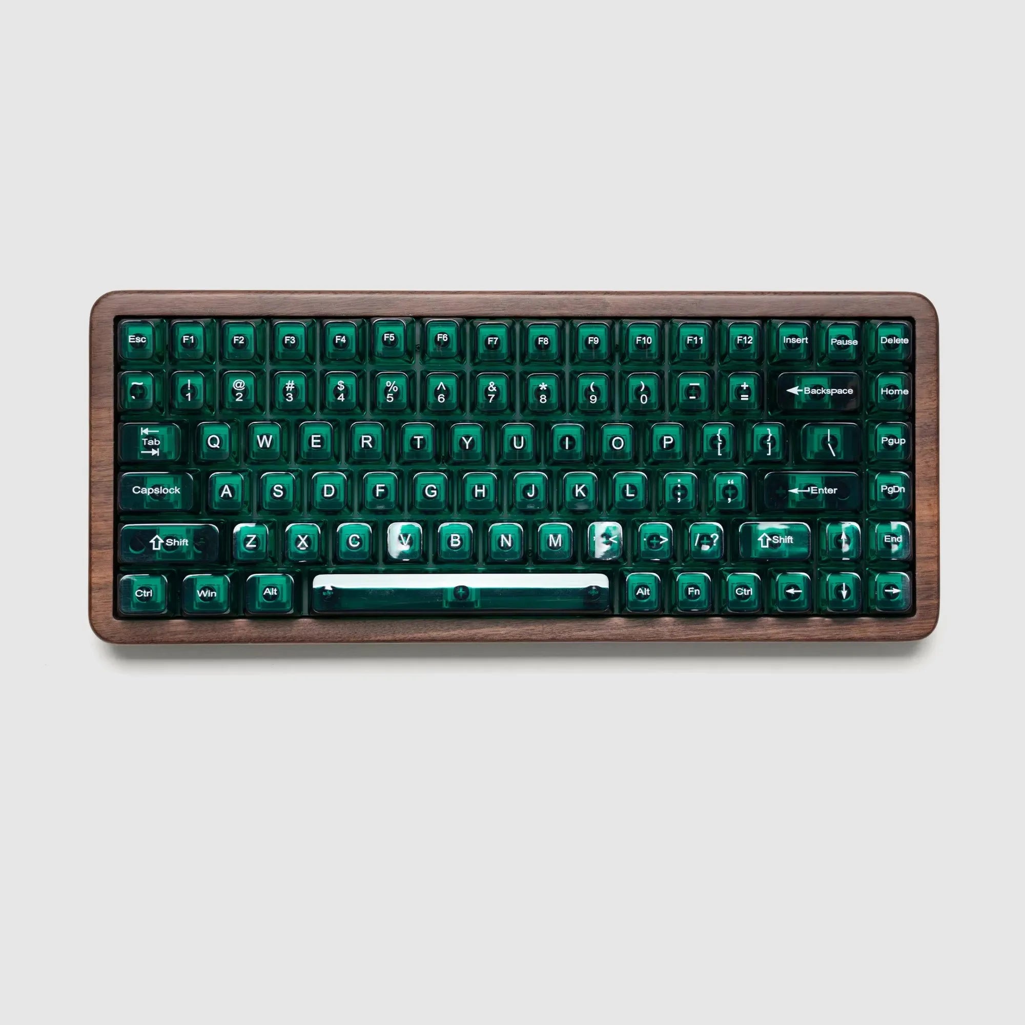 Womier WD75 V2 75% Wireless Mechanical Keyboard Wooden Case VIA Tri-Mode Hot Swappable RGB Gaming Keyboard