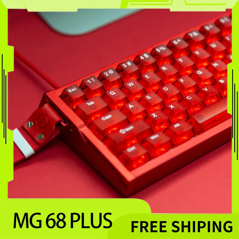 [NEW] IROK MG68 PIUS Keyboard MG68 ACE Magnetic Switch Mechanical Keyboard RGB 8K Gamer PC E-Sports Gaming Accessories Gift