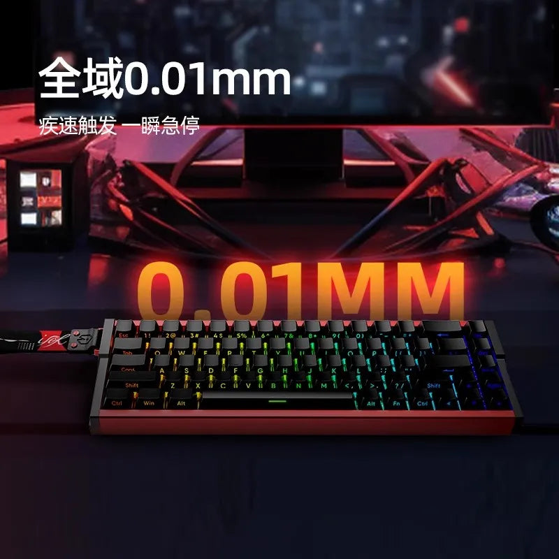 [NEW] IROK MG68 PIUS Keyboard MG68 ACE Magnetic Switch Mechanical Keyboard RGB 8K Gamer PC E-Sports Gaming Accessories Gift