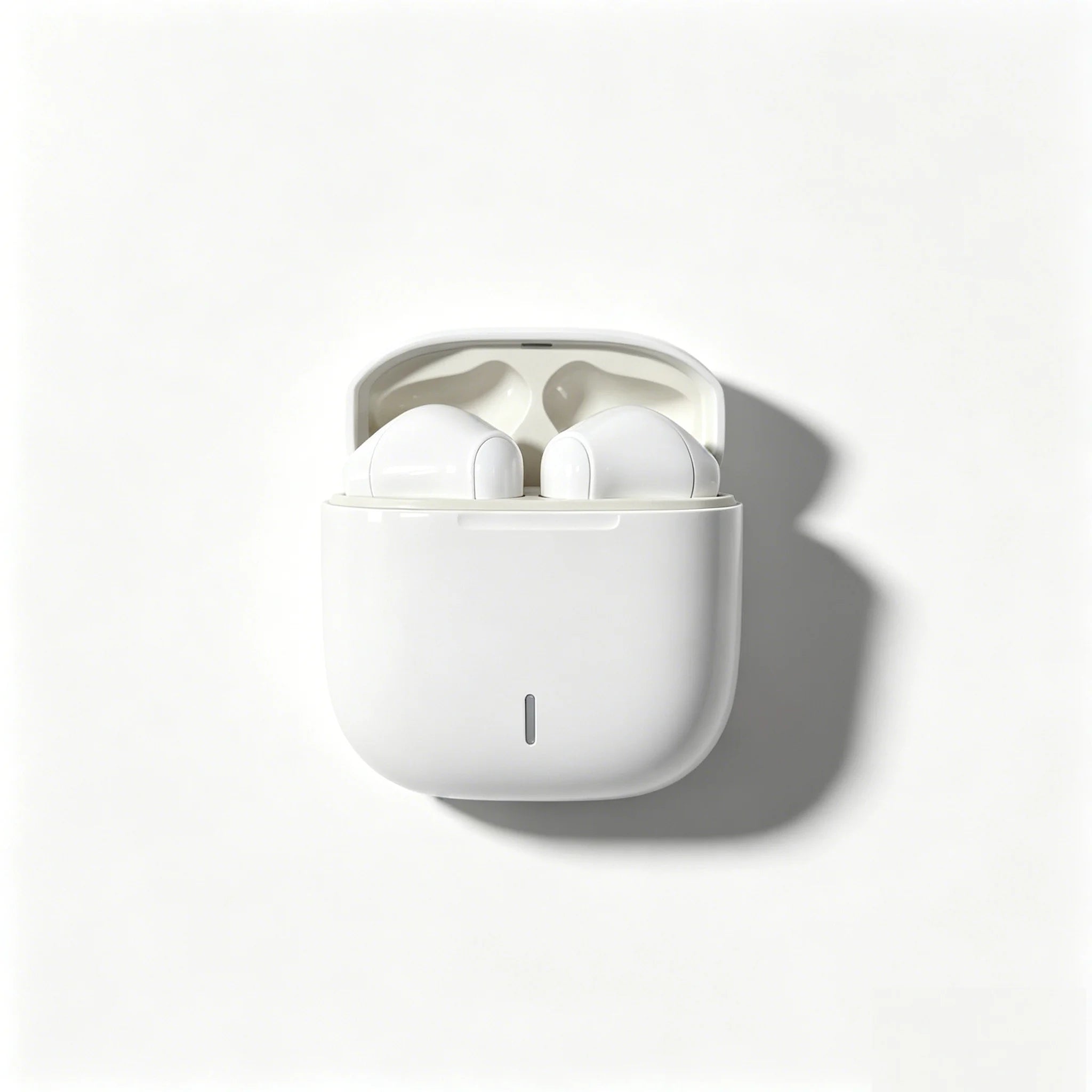 In-ear Headphones Wireless Bluetooth Earbuds Black White Durable Comfort Fit for Long Time Wearing Perfect for Sport Music