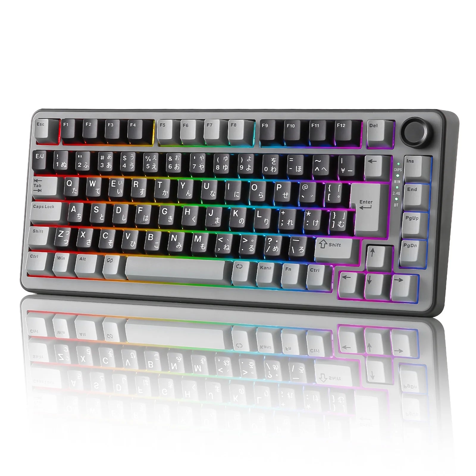 YUNZII RT75 Rapid Trigger Wireless Gaming Keyboard, Japanese 75% JIS Layout, HE Magnetic Switches, 8000Hz Wired Polling Rate