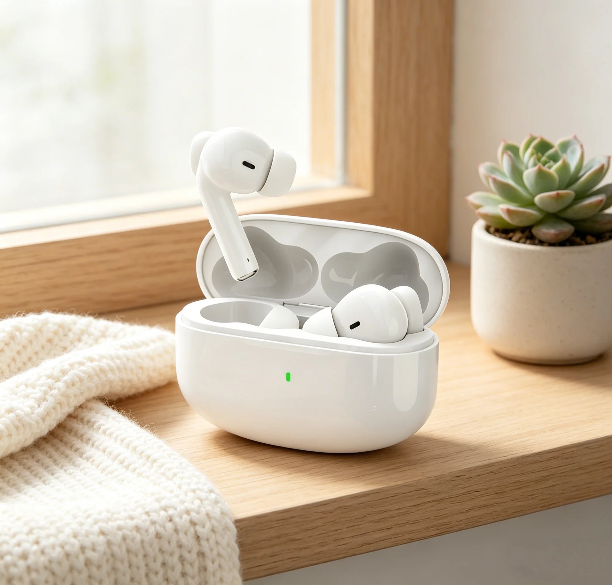 New Bluetooth Earphones TWS Touch Control HiFi Wireless Headphone Mic Noise Reduction Earbuds Waterproof Game Motion