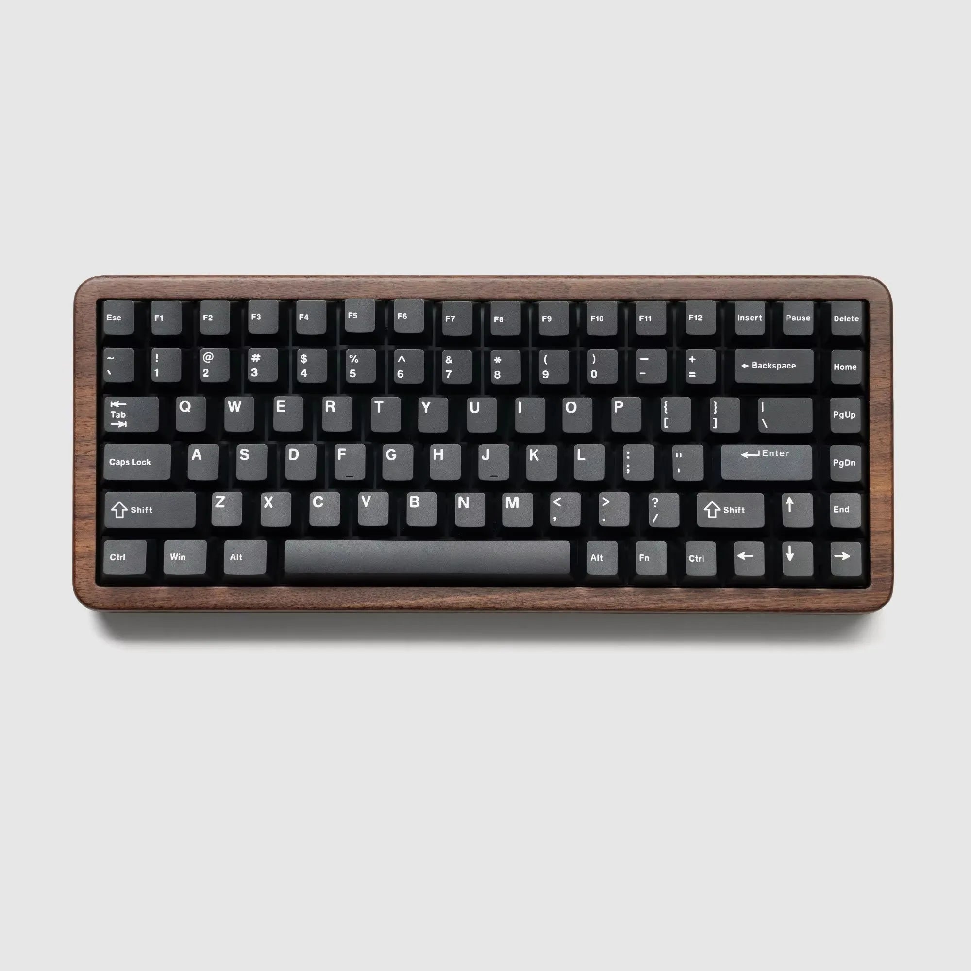 Womier WD75 V2 75% Wireless Mechanical Keyboard Wooden Case VIA Tri-Mode Hot Swappable RGB Gaming Keyboard