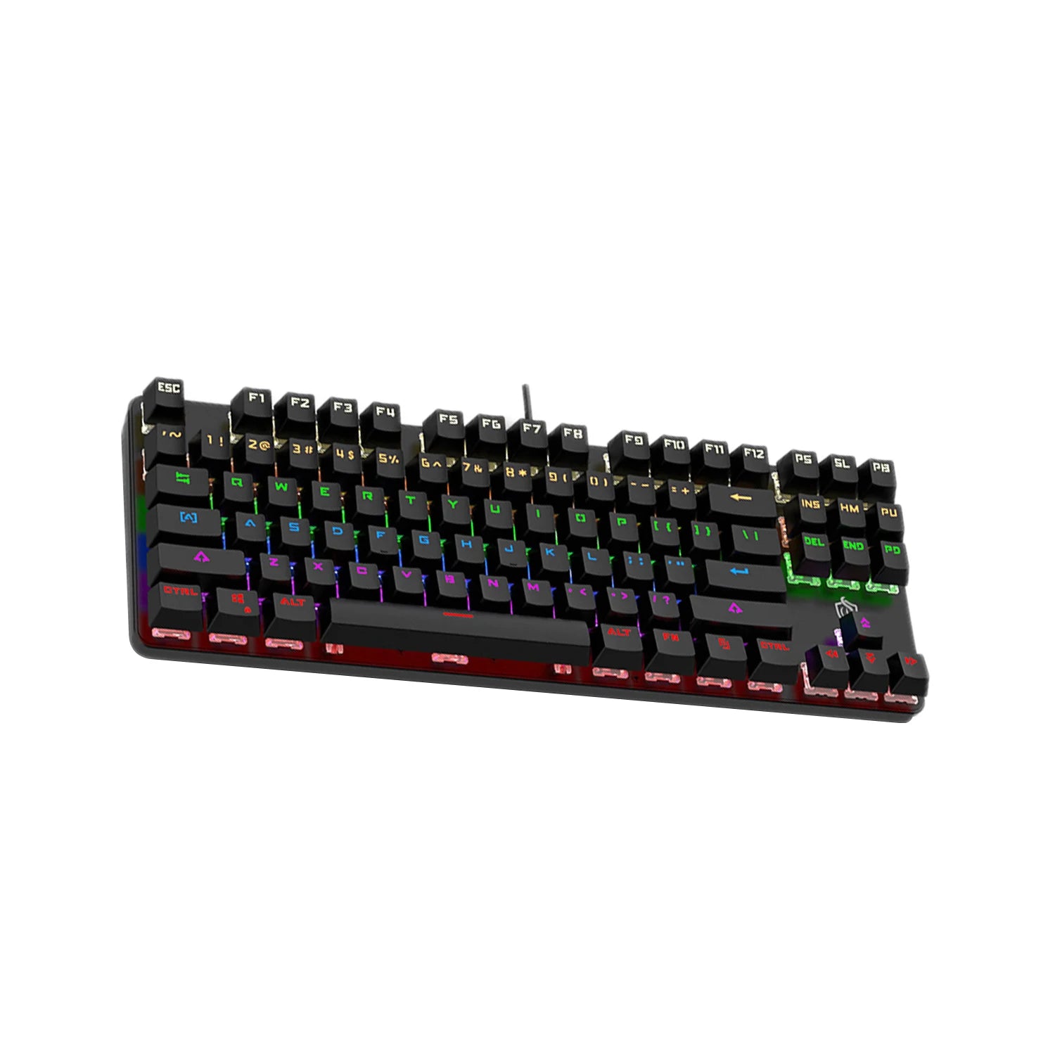 MS Mechanical Gaming Keyboard 87 Keys For PC/Laptop，Blue Switch Mechanical，Hot-Swappable