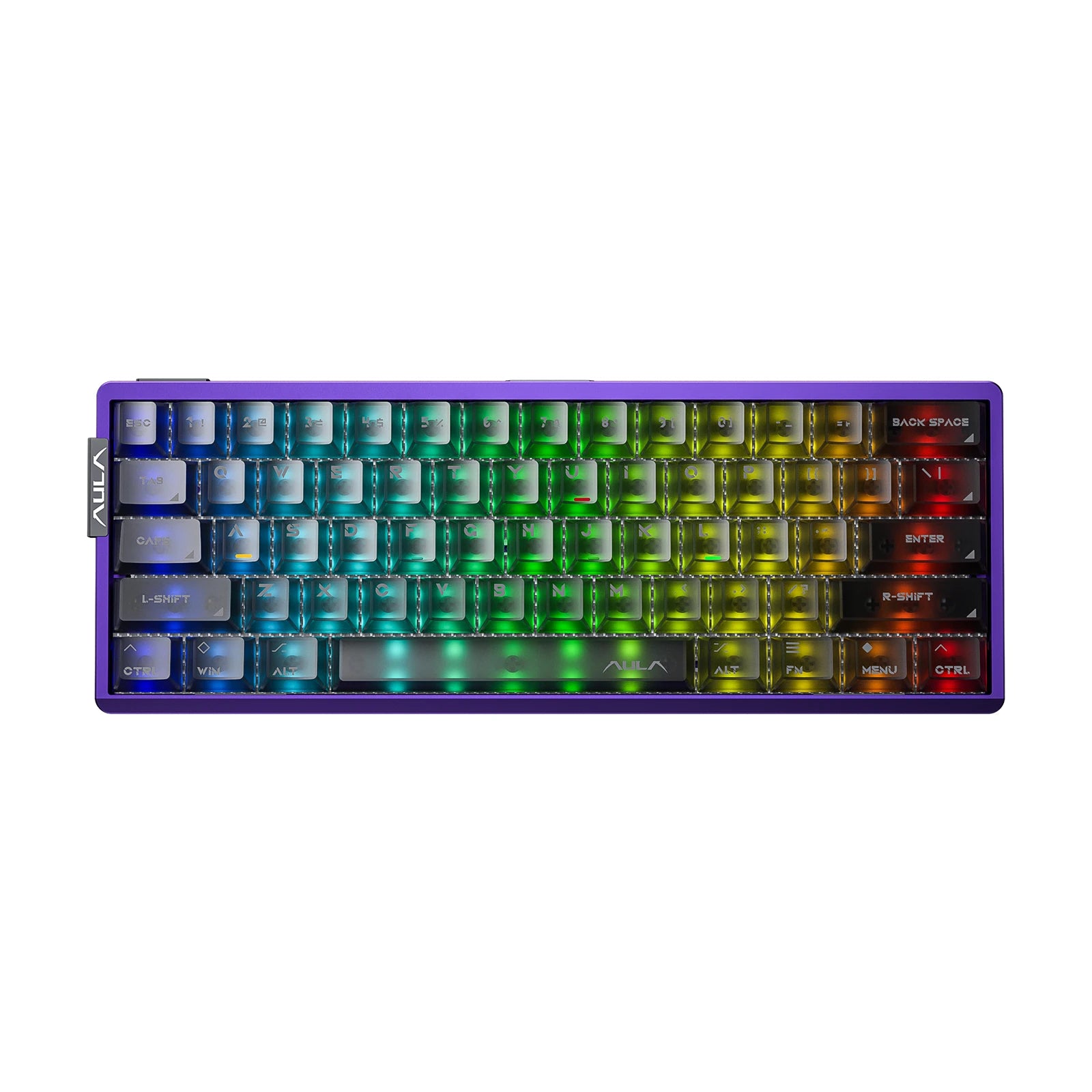 AULA AG60 60% Layout Wired Hall Effect Magnetic Gaming CNC Aluminum Keyboard with 8000Hz Polling RGB Backlight
