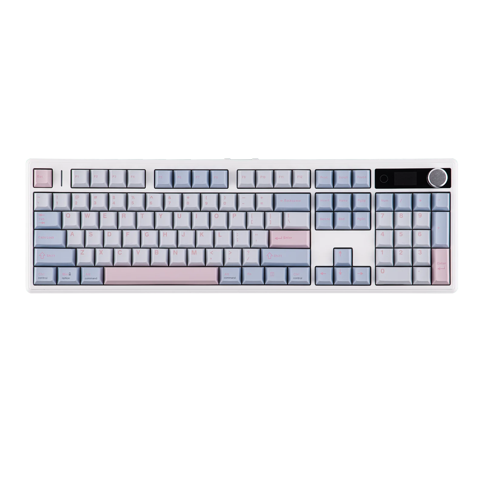 EPOMAKER TH108 V2 PRO Full Size ANSI US Layout Gasket Tri-mode Wireless Mechanical Gaming Keyboard with RGB Backlight for Mac/PC