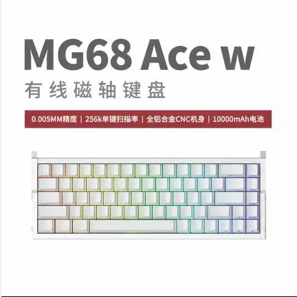 [NEW] IROK MG68 PIUS Keyboard MG68 ACE Magnetic Switch Mechanical Keyboard RGB 8K Gamer PC E-Sports Gaming Accessories Gift