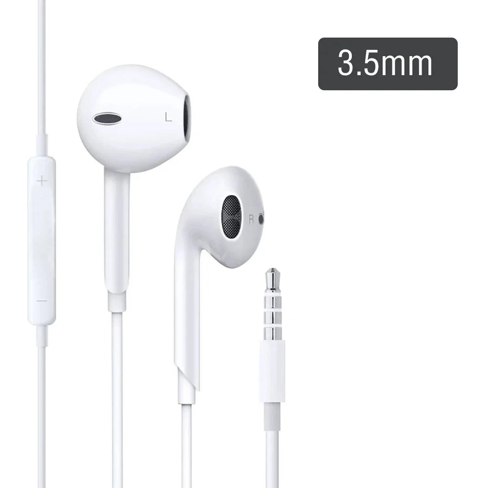 For Apple ios 15 14 13 Pro High-Fidelity Bluetooth Wired Headset Type-C 3.5mm Suitable